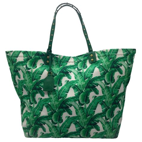 dolce gabbana banana leaf tote|dolce and gabbana shopping bag.